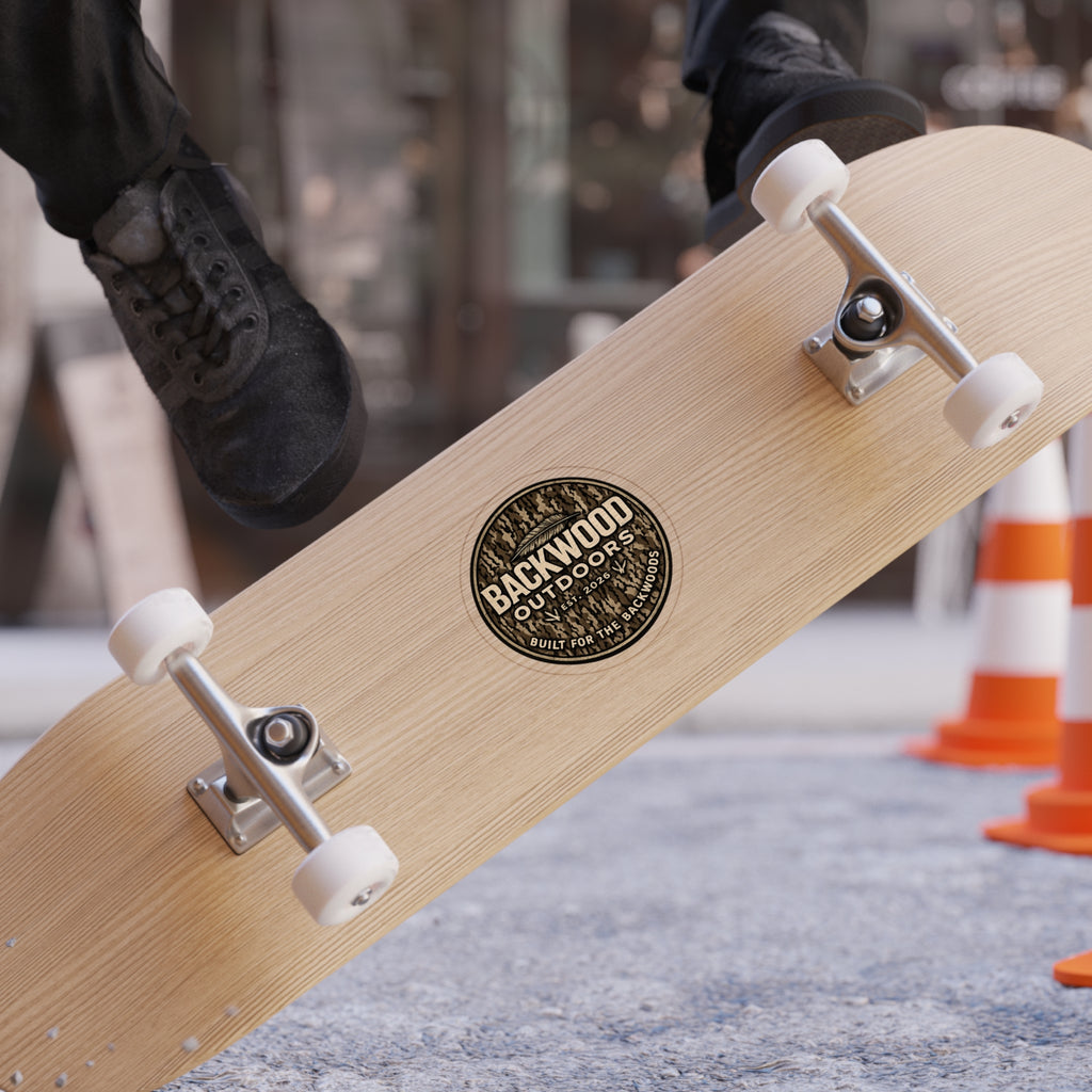 Built For The Backwoods Sticker