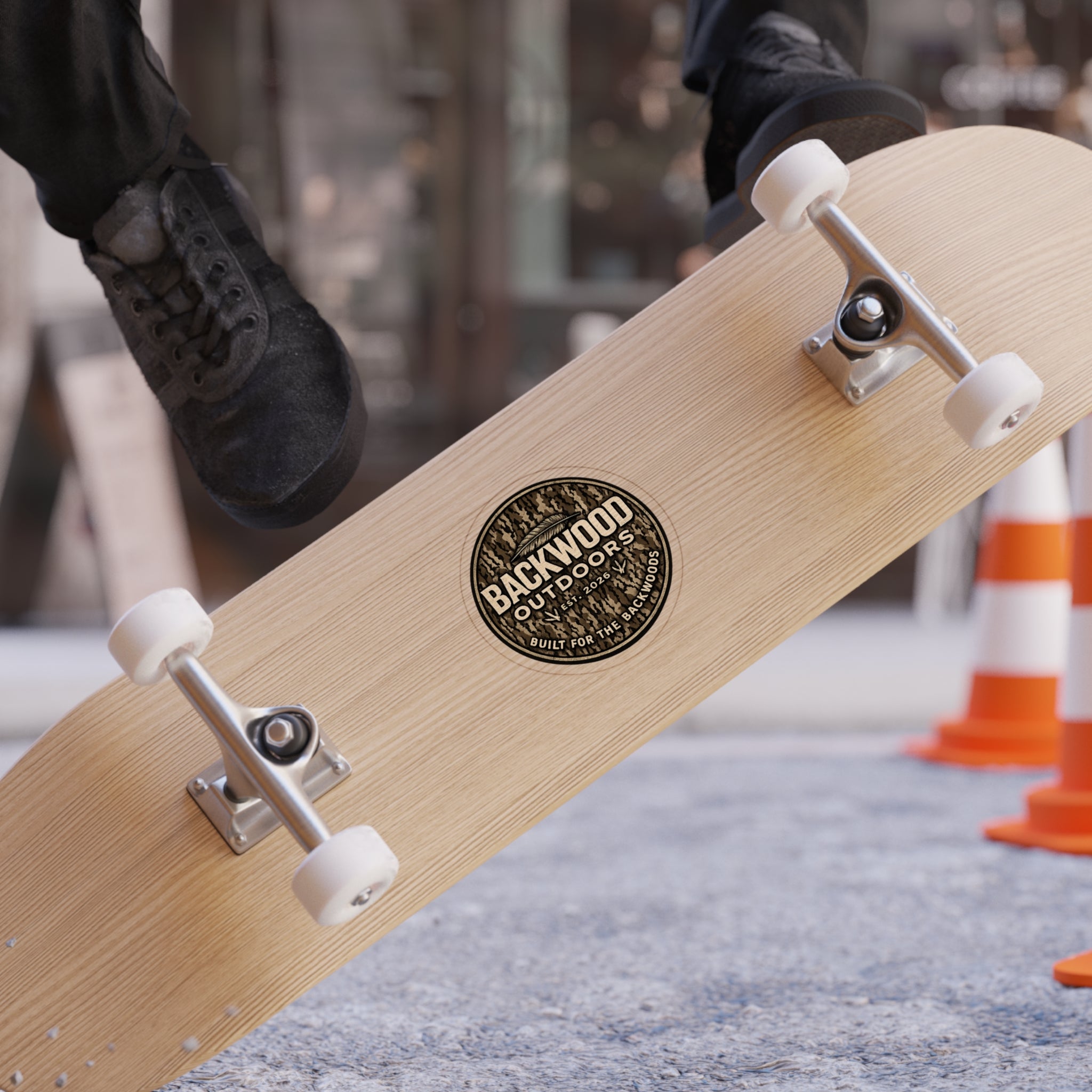 Built For The Backwoods Sticker