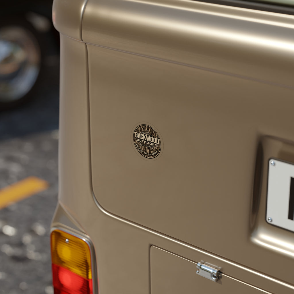 Built For The Backwoods Sticker
