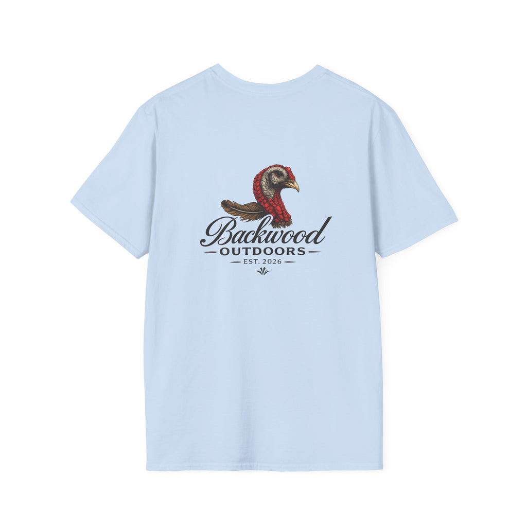 Backwood Outdoors Turkey Logo T-Shirt — Hunting & Outdoor Crew Tee