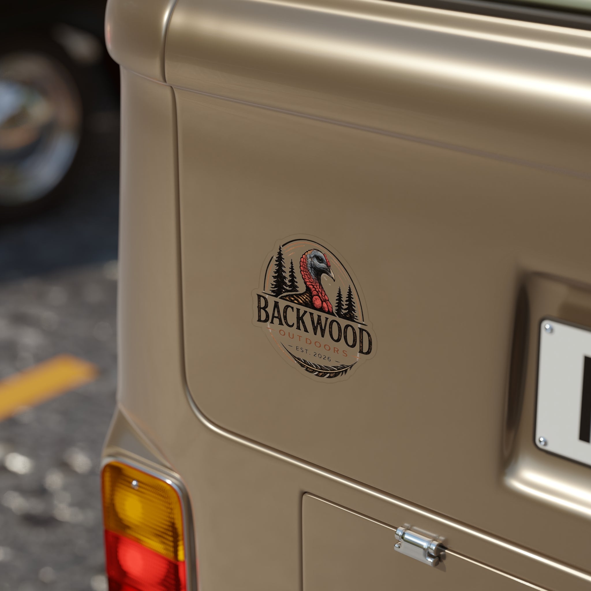 Outdoor Camping & Hunting Logo Sticker