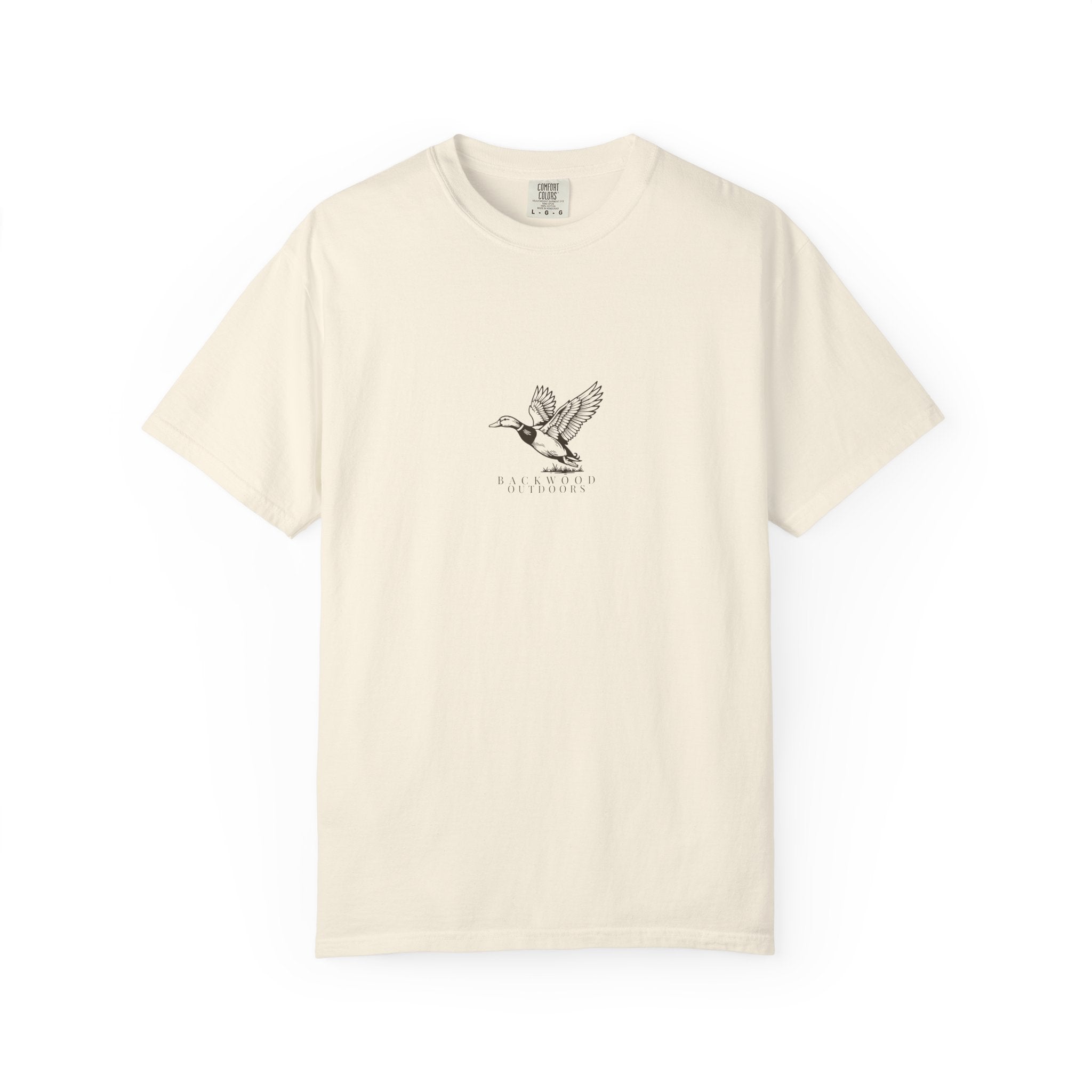 Flying Duck Graphic T-Shirt — Minimal Vintage Nature Tee