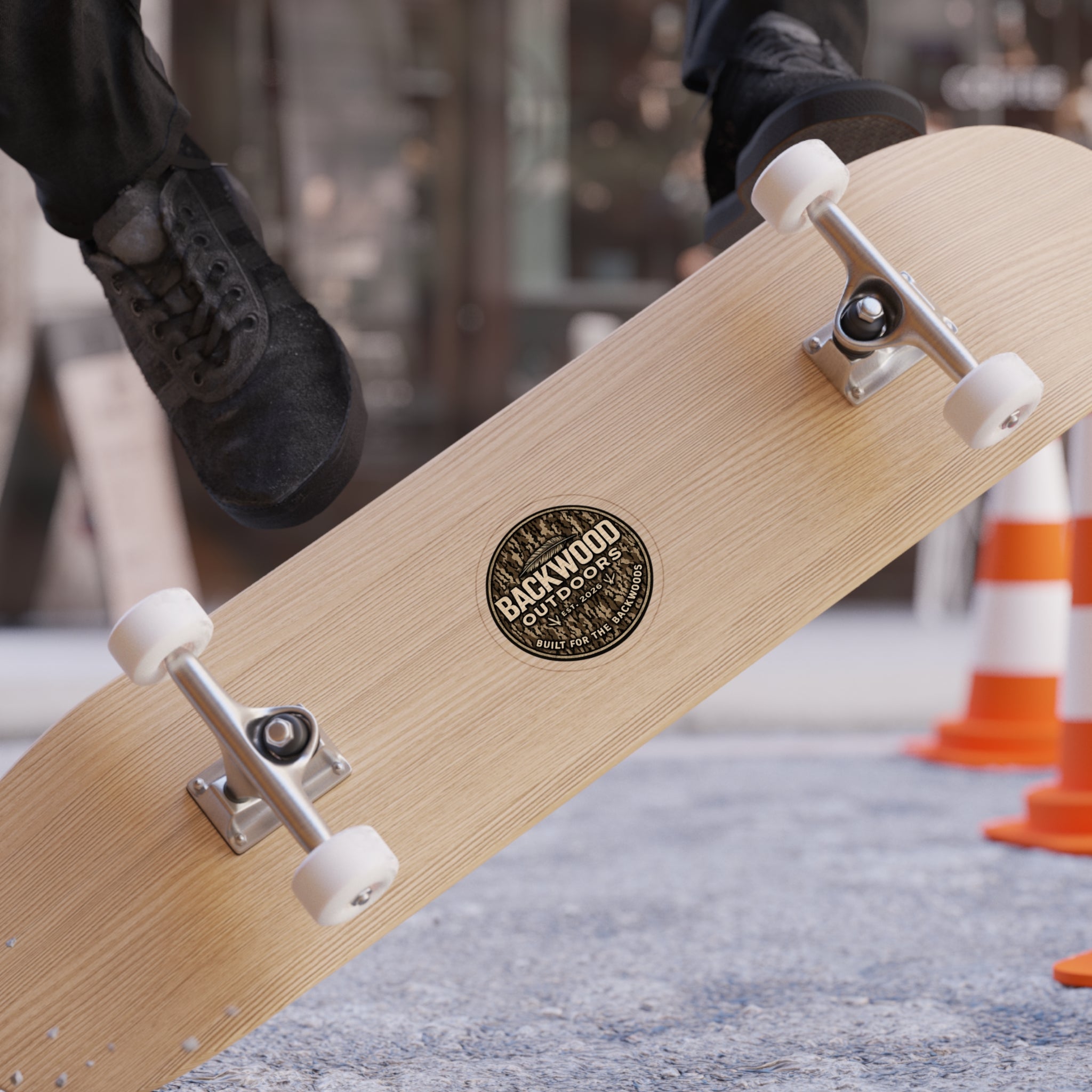 Built For The Backwoods Sticker