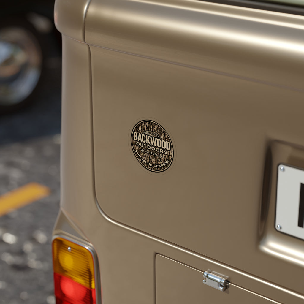 Built For The Backwoods Sticker